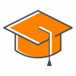 Graduation cap icon.